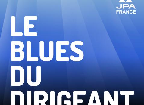 Affiche avec l'inscription Le blues du dirigeant