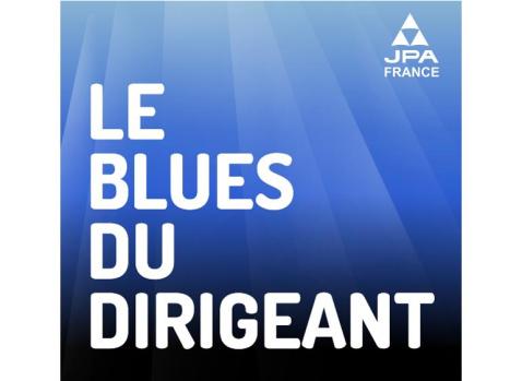 Affiche avec l'inscription Le blues du dirigeant